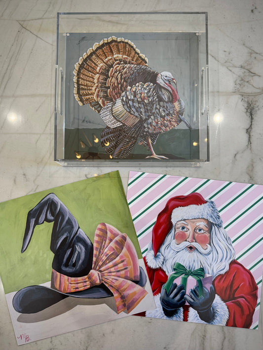 Changing Acrylic Holiday Tray