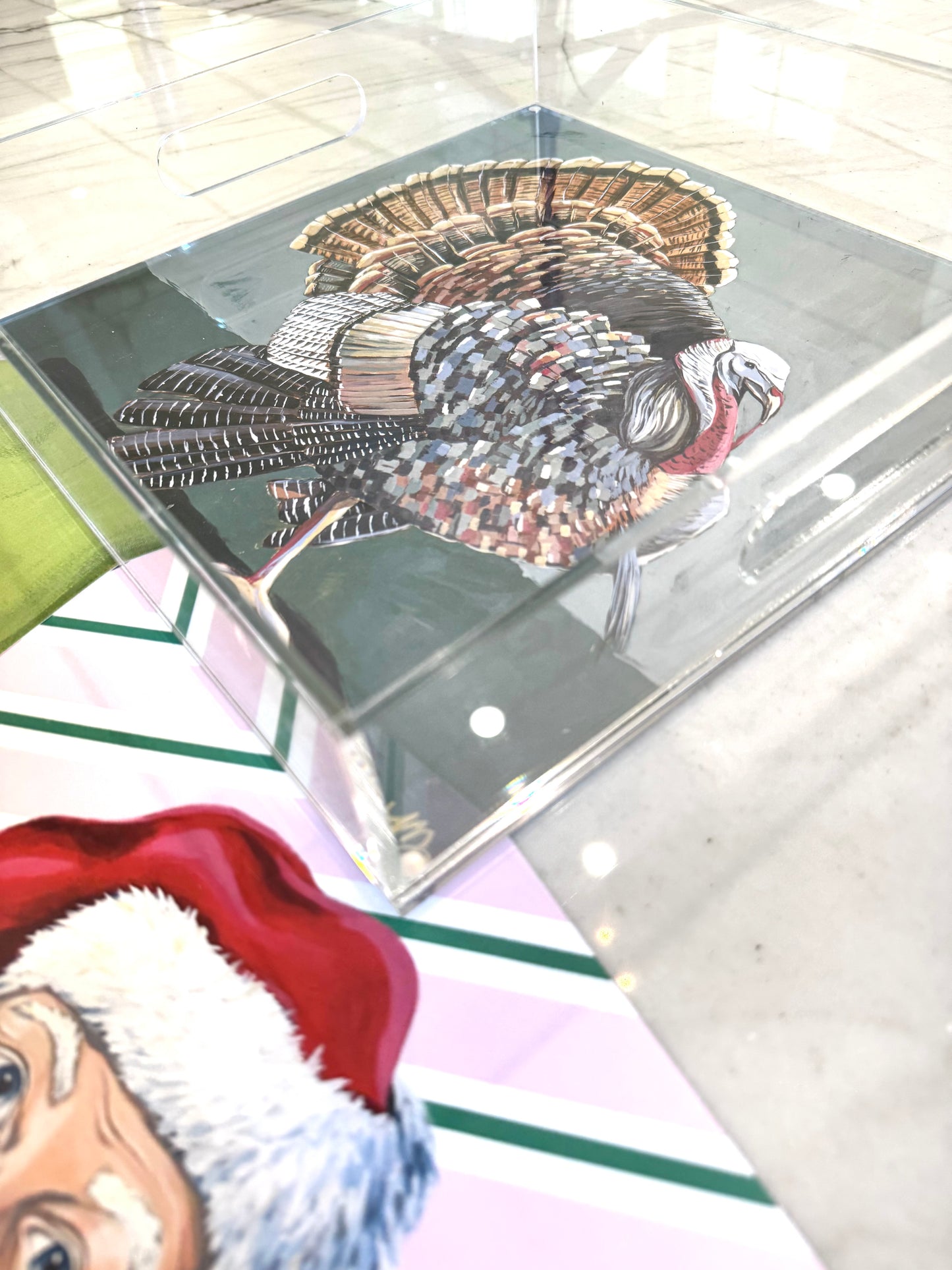 Changing Acrylic Holiday Tray