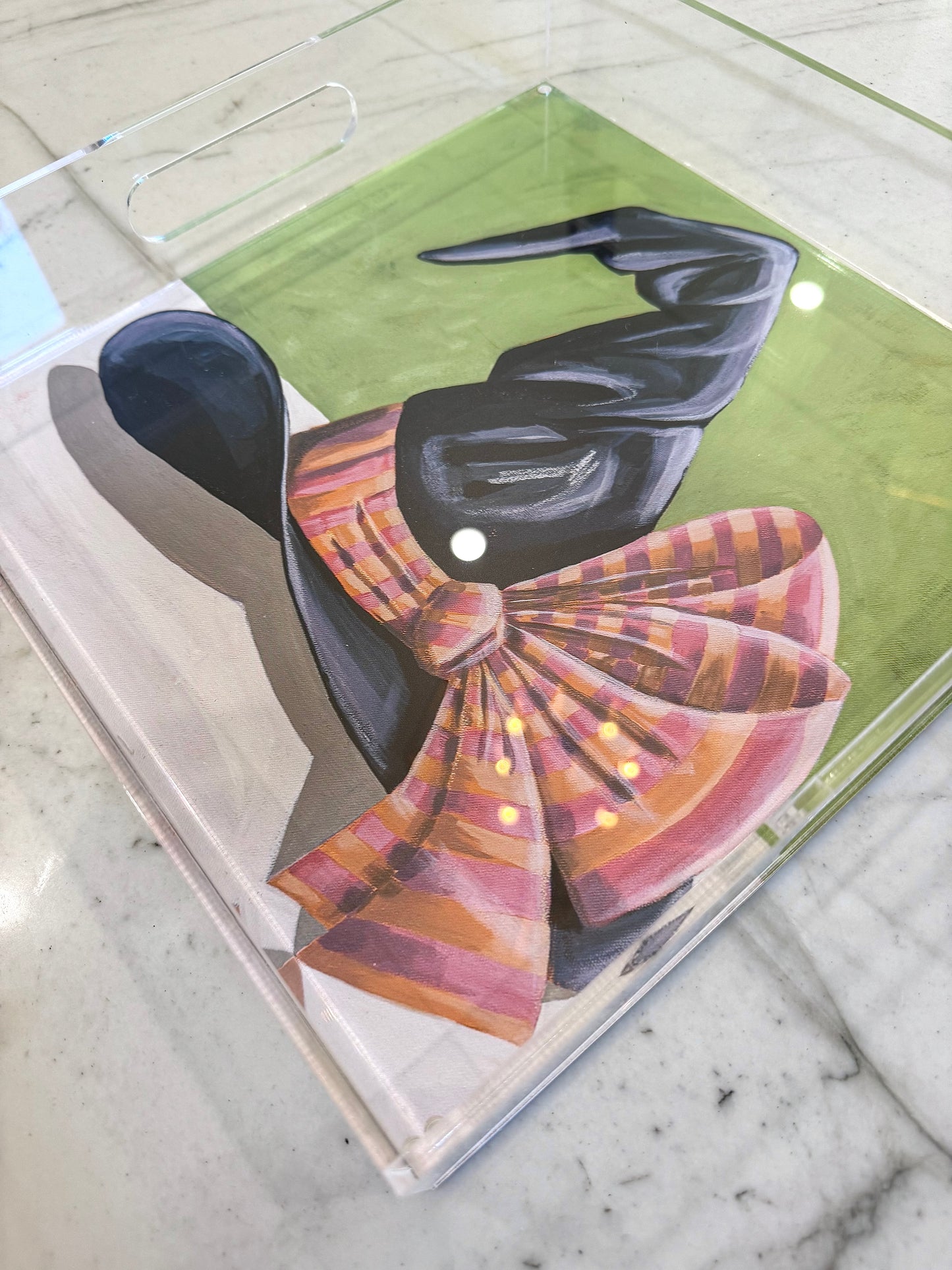 Changing Acrylic Holiday Tray